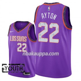 Phoenix Suns Deandre Ayton 22 2018-19 Nike City Edition Violetti Pelipaidat Swingman - Lasten